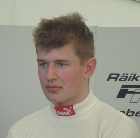 Michael Klitgaard Christensen, årets Rookie 2008 i Formel BMW Europe mesterskabet.